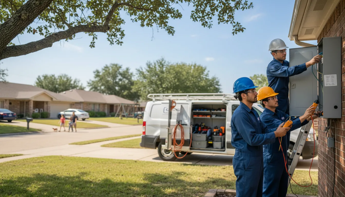 Certified electrician providing emergency electrical services in Mondovi, WI